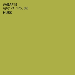 #ABAF45 - Husk Color Image