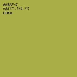 #ABAF47 - Husk Color Image