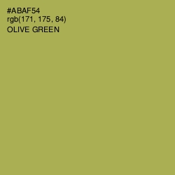 #ABAF54 - Olive Green Color Image