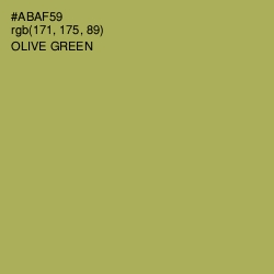 #ABAF59 - Olive Green Color Image