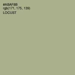 #ABAF8B - Locust Color Image