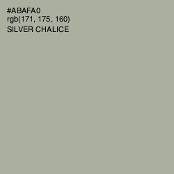 #ABAFA0 - Silver Chalice Color Image