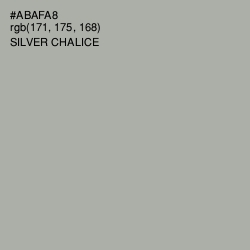 #ABAFA8 - Silver Chalice Color Image