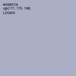 #ABAFC6 - Logan Color Image