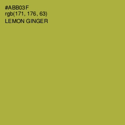 #ABB03F - Lemon Ginger Color Image