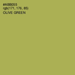 #ABB055 - Olive Green Color Image
