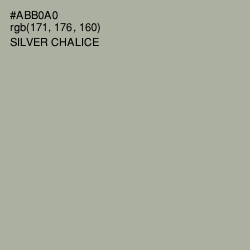 #ABB0A0 - Silver Chalice Color Image