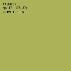 #ABB257 - Olive Green Color Image