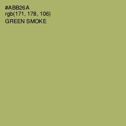 #ABB26A - Green Smoke Color Image