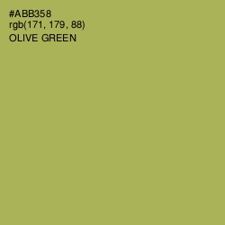 #ABB358 - Olive Green Color Image