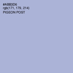 #ABB3D6 - Pigeon Post Color Image