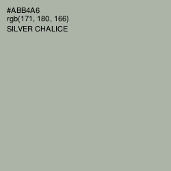 #ABB4A6 - Silver Chalice Color Image