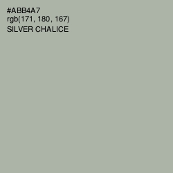 #ABB4A7 - Silver Chalice Color Image