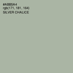 #ABB5A4 - Silver Chalice Color Image