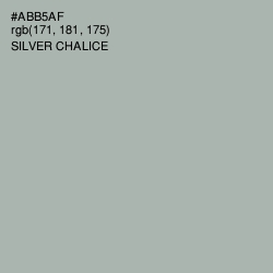 #ABB5AF - Silver Chalice Color Image