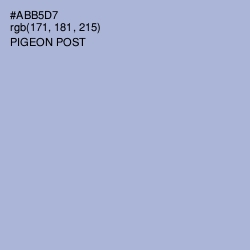 #ABB5D7 - Pigeon Post Color Image