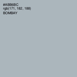 #ABB6BC - Bombay Color Image