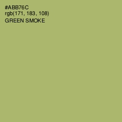 #ABB76C - Green Smoke Color Image