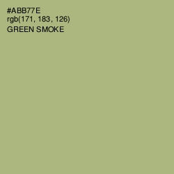 #ABB77E - Green Smoke Color Image