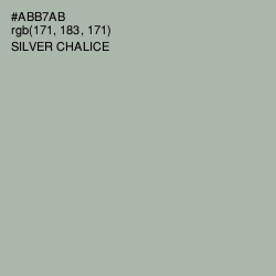 #ABB7AB - Silver Chalice Color Image