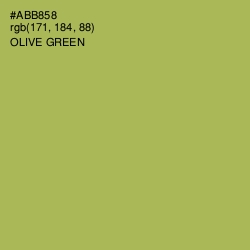 #ABB858 - Olive Green Color Image