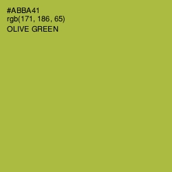 #ABBA41 - Olive Green Color Image