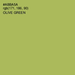 #ABBA5A - Olive Green Color Image