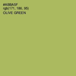 #ABBA5F - Olive Green Color Image