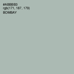 #ABBBB3 - Bombay Color Image