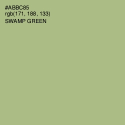 #ABBC85 - Swamp Green Color Image