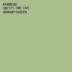 #ABBC8E - Swamp Green Color Image