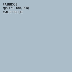 #ABBDC8 - Cadet Blue Color Image