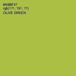 #ABBF47 - Olive Green Color Image