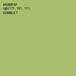 #ABBF6F - Gimblet Color Image