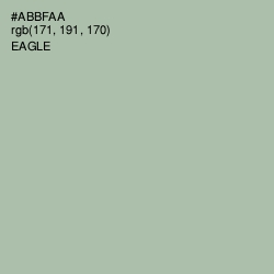 #ABBFAA - Eagle Color Image