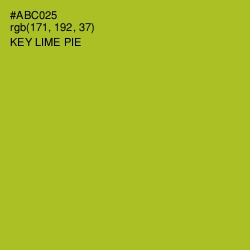 #ABC025 - Key Lime Pie Color Image