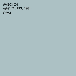 #ABC1C4 - Opal Color Image