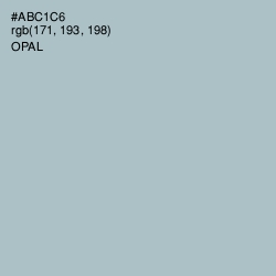 #ABC1C6 - Opal Color Image