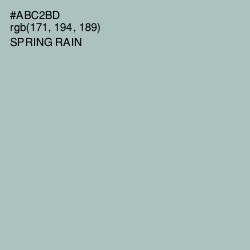 #ABC2BD - Spring Rain Color Image