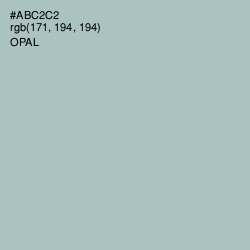 #ABC2C2 - Opal Color Image