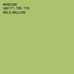 #ABC36E - Wild Willow Color Image