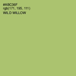 #ABC36F - Wild Willow Color Image