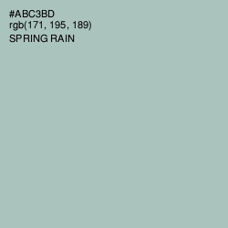 #ABC3BD - Spring Rain Color Image