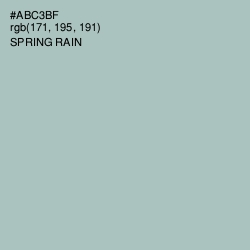 #ABC3BF - Spring Rain Color Image