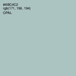 #ABC4C2 - Opal Color Image