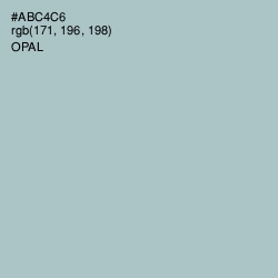 #ABC4C6 - Opal Color Image