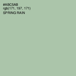 #ABC5AB - Spring Rain Color Image