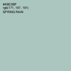 #ABC5BF - Spring Rain Color Image