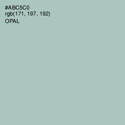 #ABC5C0 - Opal Color Image