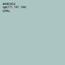 #ABC5C2 - Opal Color Image